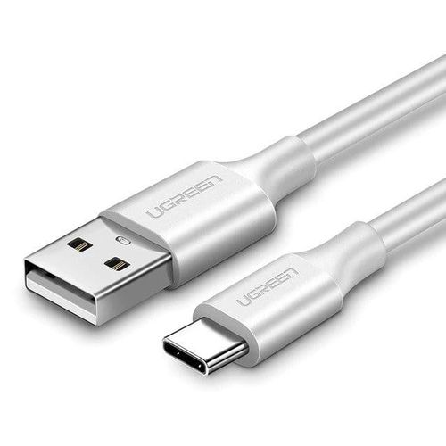 Niklowany kabel USB-C QC3.0 UGREEN 2m (biały) na Arena.pl