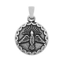 SREBRNY MEDALIK DUCH ŚWIĘTY PRÓBA SREBRA 925 GRAWER GRATIS!