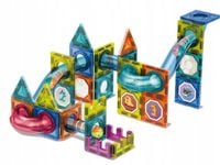 KLOCKI MAGNETYCZNE KONSTRUKCYJNE TOR KULKOWY KULODROM 3D 42 EL