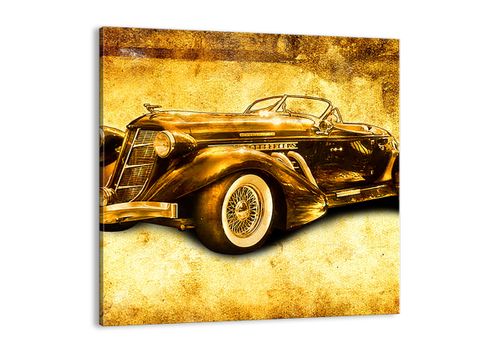 Obraz Na Płótnie - Samochód Sepia - 60X60 Cm - Ac60X60-0529 na Arena.pl