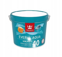 TIKKURILA FARBA EVERAL AQUA SEMI MATT 40 BAZA A 2.7L