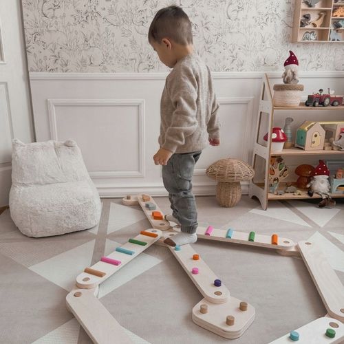 DREWNIANY TOR BALANSOWY XL ŚCIEŻKA SENSORYCZNA 14e na Arena.pl