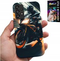 ETUI DO SAMSUNG A52 / A52S - MOTOCYKLISTA MOTOR FAN MOTOCYKL + SZKŁO