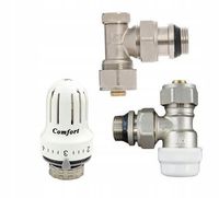 Zestaw termostatyczny Comfort do PEX kątowy HYDROLAND z572