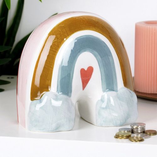 Skarbonka ceramiczna tęcza na Arena.pl