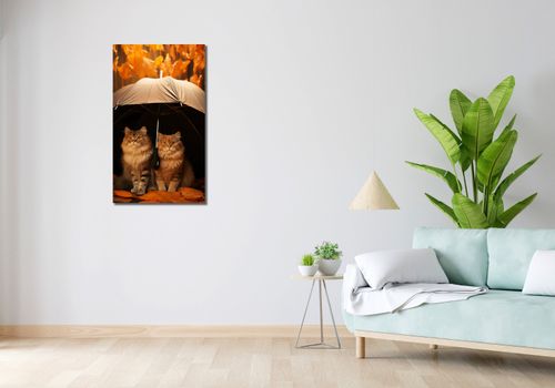 Obraz 50x90cm Jesienny Koci Schron na Arena.pl