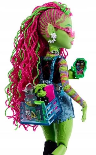 Monster High Lalka Venus McFlytrap zwierzątko roślinny kot Chewilan HRP81 na Arena.pl