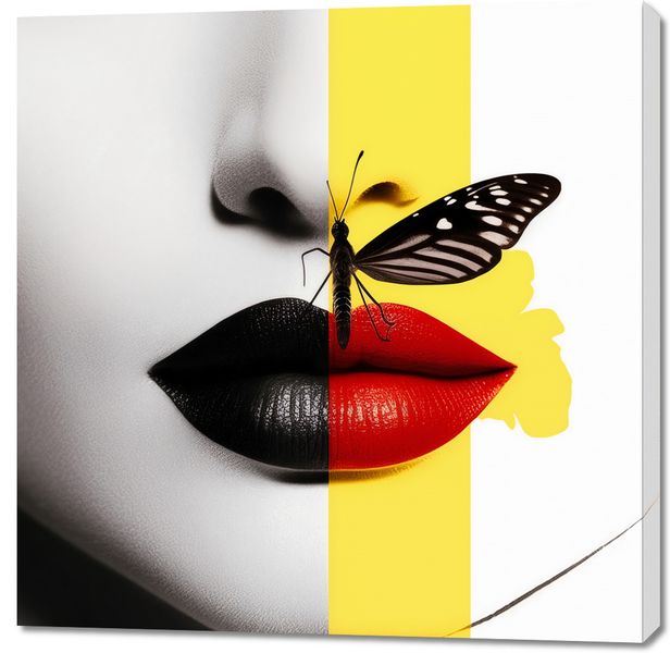 Obraz 100x100cm Motyla Piękność zdjęcie 1