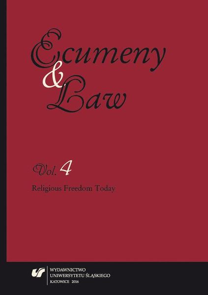 (pdf) „Ecumeny and Law” 2016. Vol. 4 zdjęcie 1