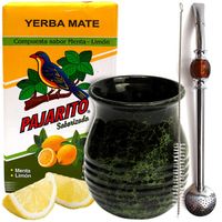 Zestaw Yerba Mate Pajarito Limon Tykwa Bombilla