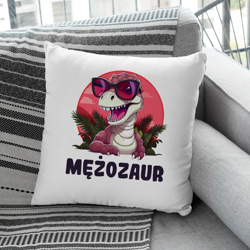 Mężozaur - poduszka na prezent na Arena.pl