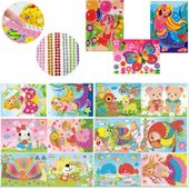 LT383 MOZAIKA DIAMENTOWA WYKLEJANKA OBRAZEK DO WYKLEJANIA I KOLOROWANIA