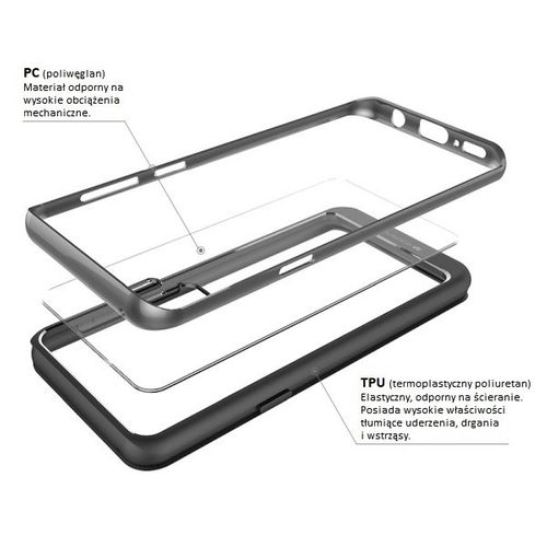 Mercury Bumper X iPhone 7/8 Plus czarny /black na Arena.pl