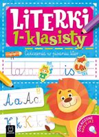 KSIĄŻECZKA LITERKI 1-KLASISTY ĆWICZENIA W PISANIU LITER AKSJOMAT HIT!!!