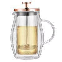 zaparzacz tłokowy do kawy/herbaty termiczny 350ml klausberg kb-7721