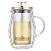 zaparzacz tłokowy do kawy/herbaty termiczny 350ml klausberg kb-7721