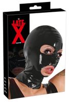 latex mask black