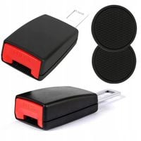 4x ZAŚLEPKA PASA BEZPIECZEŃSTWA PRZEDŁUŻKA ADAPTER SILIKONOWA PODKŁADKA