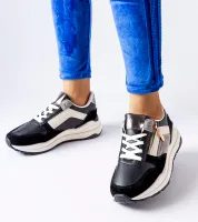 Biało-czarne sneakersy Cecchi 39