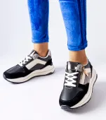 Biało-czarne sneakersy Cecchi 39
