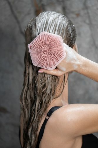 3w1 Silikonowa Myjka i Masażer do Ciała, Skóry głowy i pleców BUBBLE BURST na Arena.pl