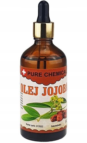 OLEJ JOJOBA NATURALNY TŁOCZONY NA ZIMNO NIERAFINOWANY 100ml SKÓRY I WŁOSÓW na Arena.pl