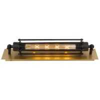 Lampa ścienna Retro Loft ABIGALI-KR-E27-GOLD-BLACK złota czarna