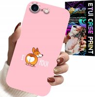 ETUI DO IPHONE 7 / 8 / SE2 - ŚMIESZNE WZORY I LOVE YOU PIESEK OBUDOWA