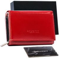 portfel damski skórzany rd-02-gcl-0320 red-multi