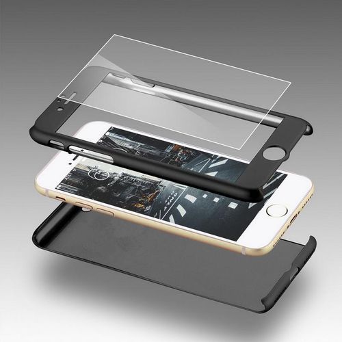 Ekskluzywne Czarne etui do iPHONE 7 + Folia na Arena.pl