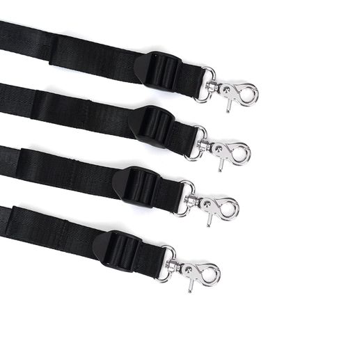 underbed webbing accessory with clips in silver liebe seele na Arena.pl
