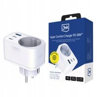 Ladowarka 3mk Comfort Charger GaN 30W QC PD PPS 2C1A1S White