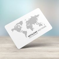 Metalowe wizytówki - 10 szt.