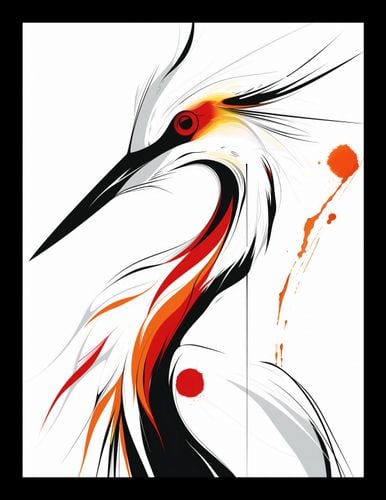 Plakat 15x20cm Bocian na Arena.pl