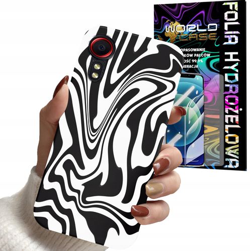 ETUI DO SAMSUNG XCOVER 5 - ABSTRAKCJA ZEBRA MODNE WZORY DLA KOBIET + FOLIA na Arena.pl