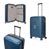 Średnia Walizka podróżna mocna wytrzymała bagaż lotniczy SwissBags 67 cm