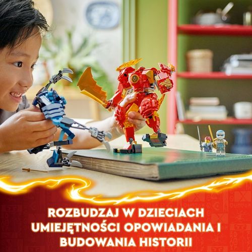 LEGO Ninjago Mech żywiołu ognia Kaia 71808 na Arena.pl