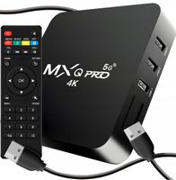 SMART TV BOX MXQ PRO S905X 4K ANDROID 11 1+8GB WIFI NETFLIX PRZYSTAWKA PL