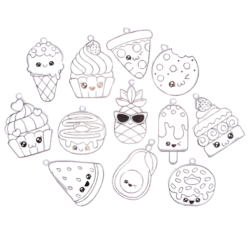 Zestaw Artystyczny Kreatywny Do Malowania Szablony Wzory Zawieszki Nauka na Arena.pl