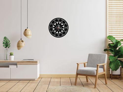 Zegar ścienny z płyty winylowej Znaki Zodiaku 36.5 na Arena.pl