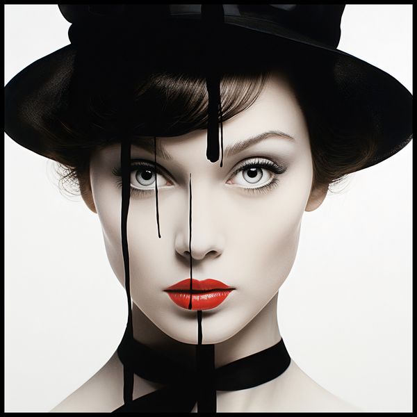 Plakat 90x90cm Atramentowa Aura zdjęcie 2