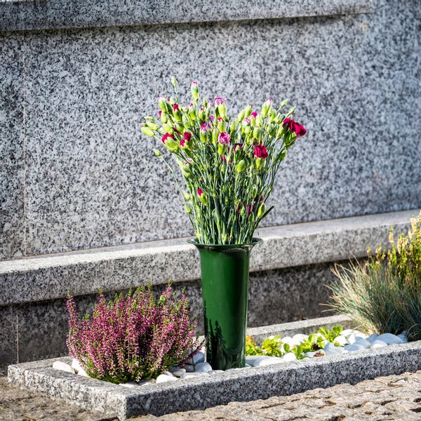 WAZON FLAKON NA CMENTARZ WBIJANY NAGROBEK 31cm zdjęcie 4