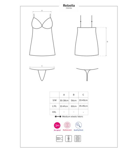 Pikantna koszulka + stringi L/XL na Arena.pl