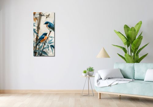 Obraz 40x90cm Trzy Ptaki na Arena.pl