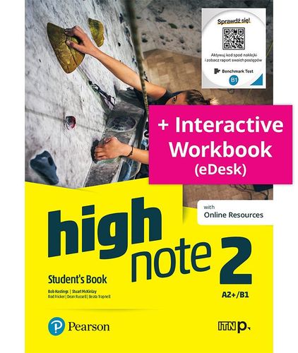 High Note 1 Podręcznik + Kod+ eBook A2+/B1 Pearson na Arena.pl