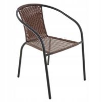 PATIO FOTEL OGRODOWY BRĄZ 1 SZT