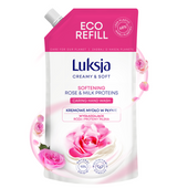 Luksja Wygładzające Mydło w płynie Róża - 900ml