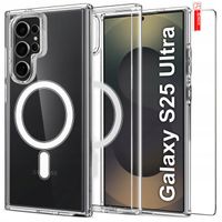 Etui do Samsung S25 Ultra WZMACNIANE do MAGSAFE ANTI SHOCK CLEAR CASE Szkło