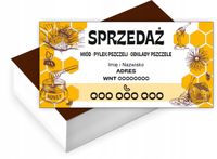 Wizytówki firmowe reklamowe 100szt duży wybór SPRZEDAŻ MIODU