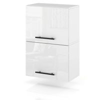 Szafka Kuchenna Wisząca Klapowa Modułowa 45cm Spremium Biały Połysk